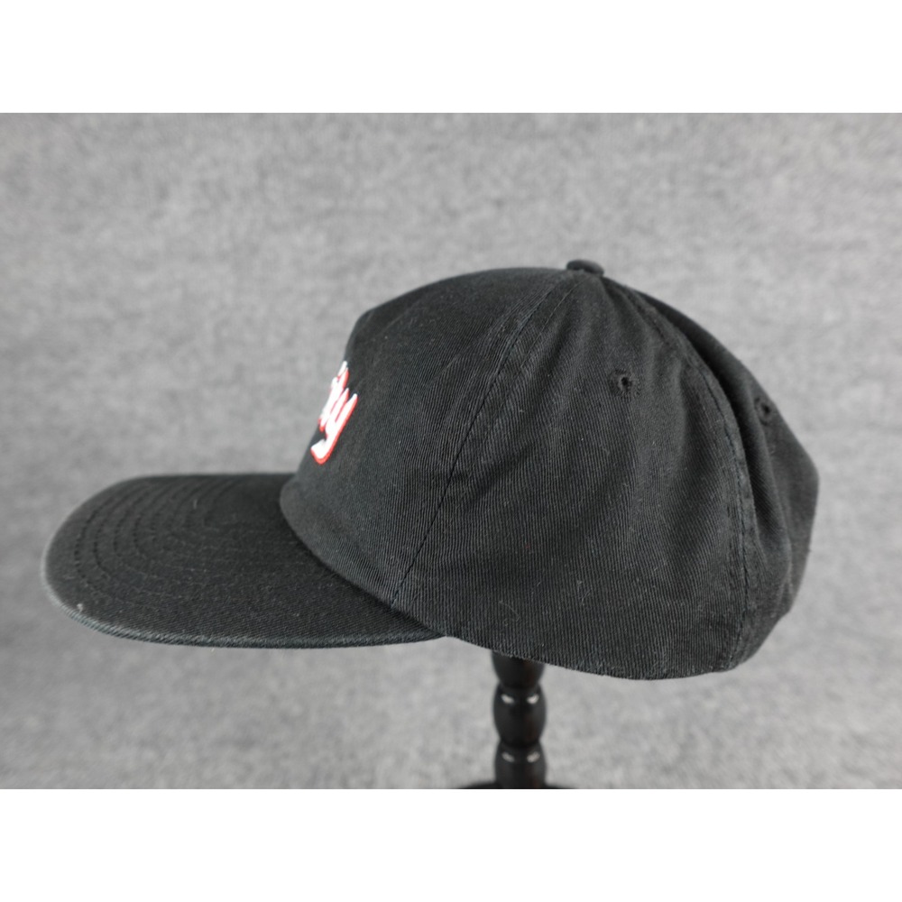 Poler Ripcity Snapback Hat Black Embroidered Logo… - image 5